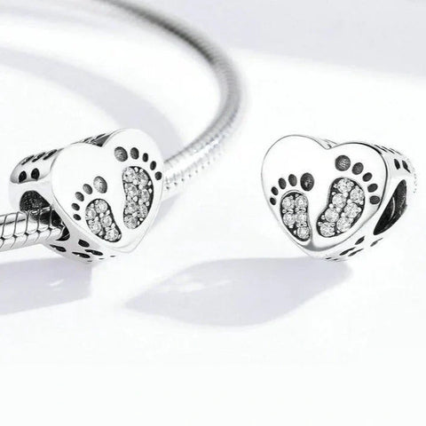 Baby Footprint Charm - Baby Footprint Charm