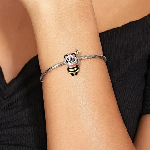 Buzzing Panda Bee Charm - Buzzing Panda Bee Charm