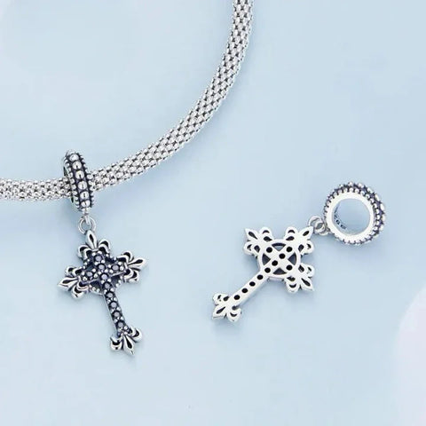 Crystal Cross Charm - Crystal Cross Charm