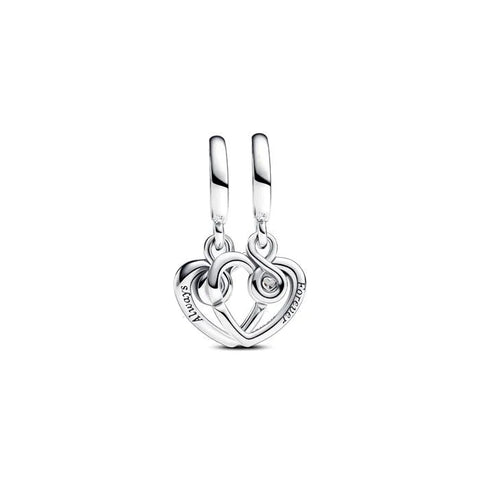 Forever & Always Splittable Dangle Charm - Forever & Always Splittable Dangle Charm