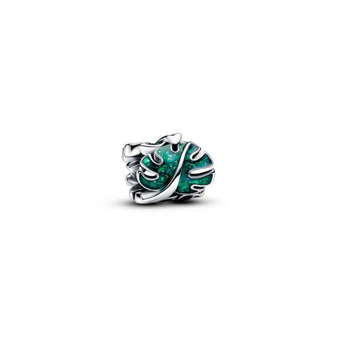 Green Monstera Leaves Charm - Green Monstera Leaves Charm