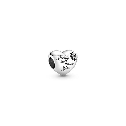 Heart & Clover Charm - Heart & Clover Charm