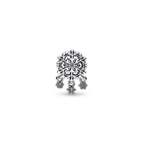 Icy Snowflake Drop Charm - Icy Snowflake Drop Charm