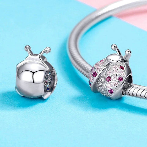 Pink Ladybug Charm - Pink Ladybug Charm