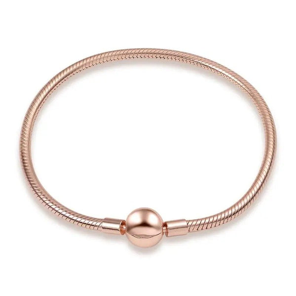 Rose Gold Charm Bracelets | Compatible with Pandora Charms