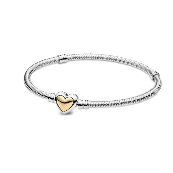 Sterling Silver Charm Bracelets | Compatible with Pandora Charms