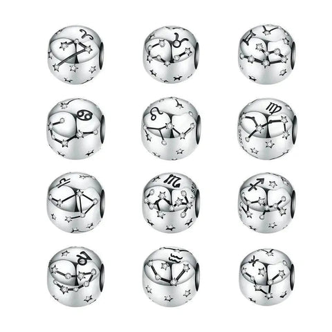 Sparkling Astrology Signs Zodiac Constellation Charms - Sparkling Astrology Signs Zodiac Constellation Charms