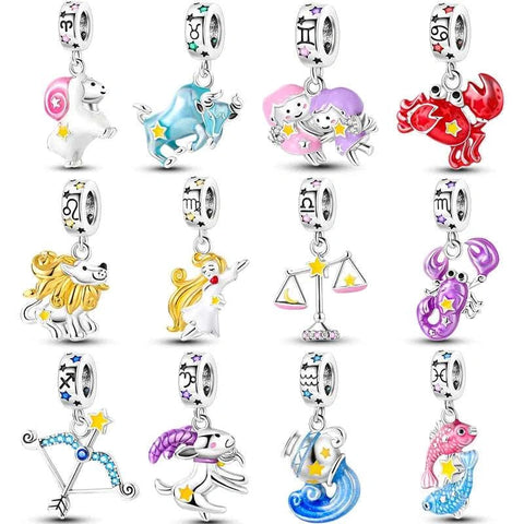 Celestial Astrology Signs Zodiac Constellation Charms - Celestial Astrology Signs Zodiac Constellation Charms