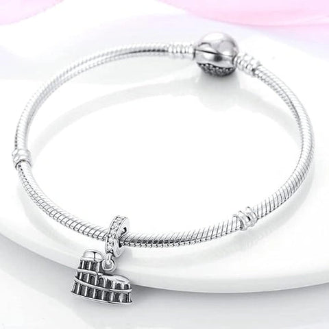 Colosseum Dangle Charm - Fits pandora Bracelet