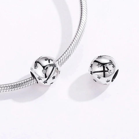 Sparkling Astrology Signs Zodiac Constellation Charms - Fits pandora Bracelet