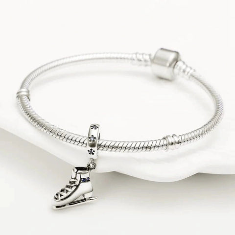 Sterling Silver Ice Skate Charm