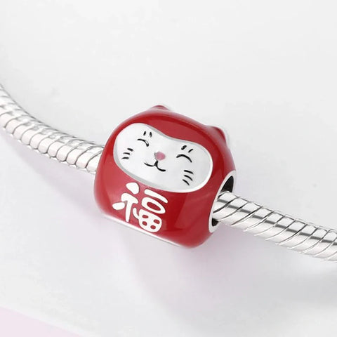 jewlouli japanese-fortune-cat-pandora-charm-jewelry fits pandora bracelet