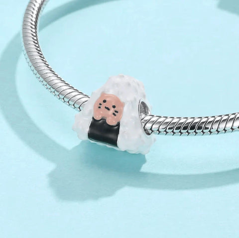 jewlouli rice-ball-with-kitty-pandora-charm-jewelry fits pandora bracelet