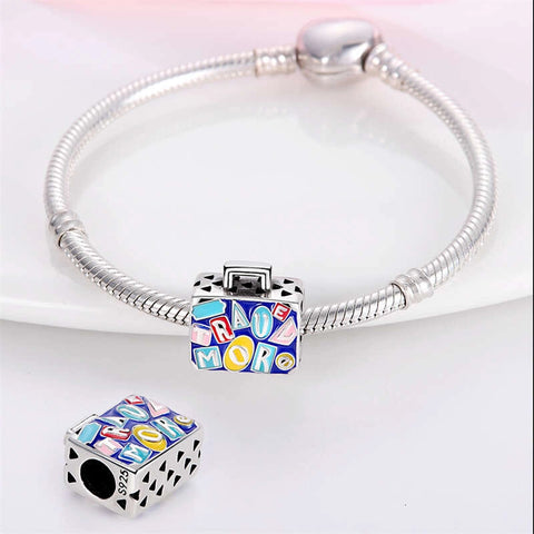 Travel More Charm - Fits pandora Bracelet