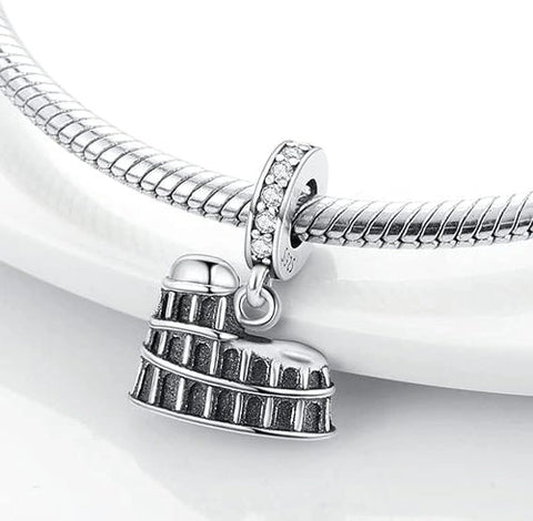 Colosseum Dangle Charm - Fits pandora Bracelet