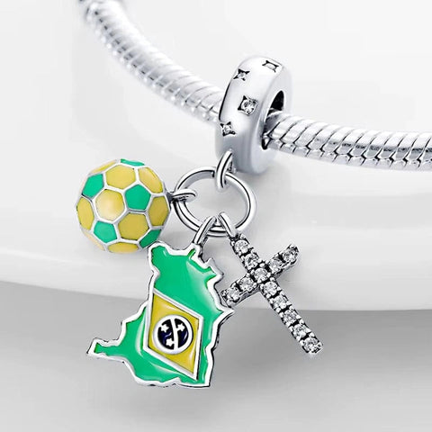 Brazil Flag Charm - Brazil Flag Charm