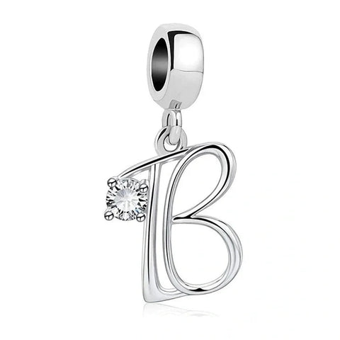 jewlouli letter-az-alphabet-pandora-charm-jewelry fits pandora bracelet