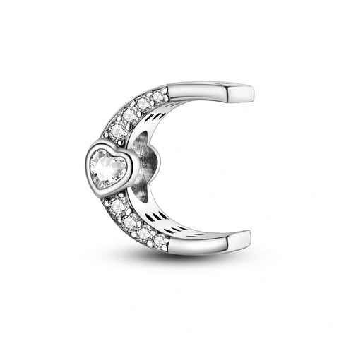 jewlouli sparkling-heart-letter-az-alphabet-pandora-charm-jewelry fits pandora bracelet