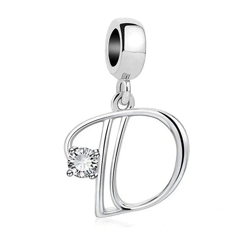 Elegant Crystal Letter A-Z Alphabet Charm