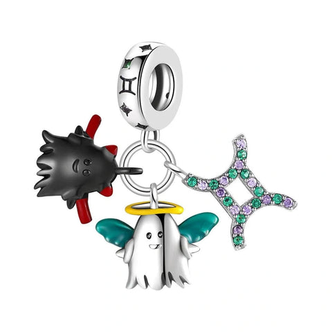 Crystals Astrology Signs Zodiac Constellation Charms - Fits pandora Bracelet