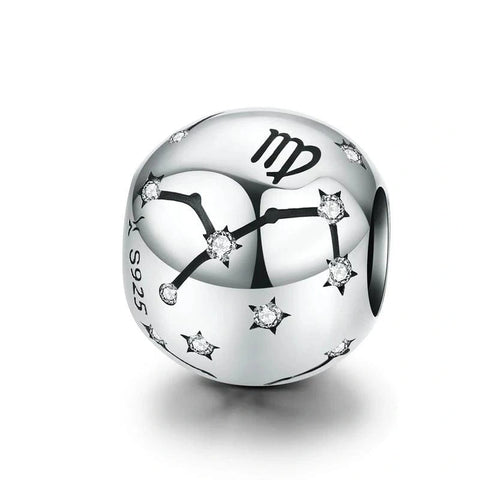 Sparkling Astrology Signs Zodiac Constellation Charms - Fits pandora Bracelet