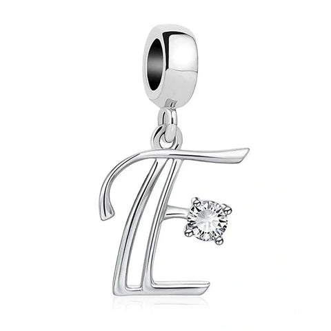 jewlouli letter-az-alphabet-pandora-charm-jewelry fits pandora bracelet