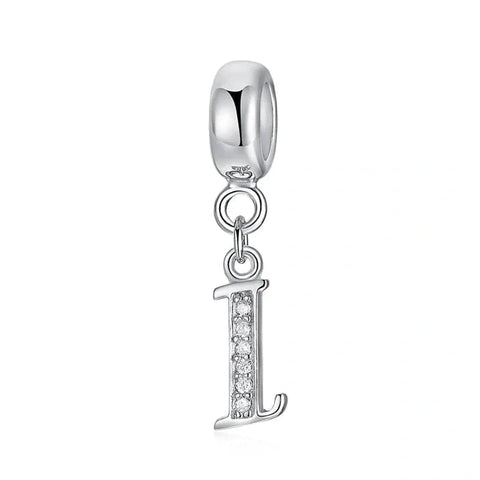 Elegant Cursive Letter A-Z Alphabet Charm