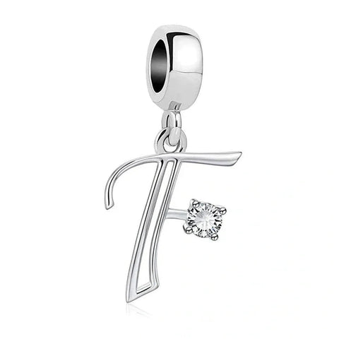Elegant Crystal Letter A-Z Alphabet Charm - Elegant Crystal Letter A-Z Alphabet Charm