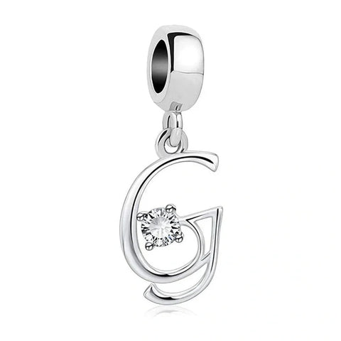 jewlouli letter-az-alphabet-pandora-charm-jewelry fits pandora bracelet
