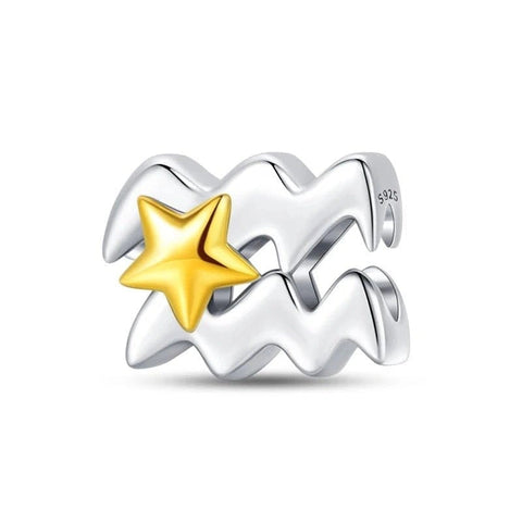 Gold Star Astrology Signs Zodiac Constellation Charms