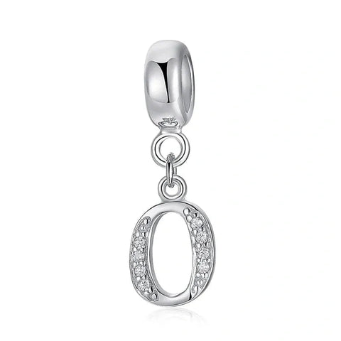 Elegant Cursive Letter A-Z Alphabet Charm - Elegant Cursive Letter A-Z Alphabet Charm