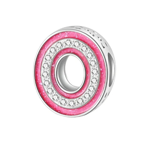 jewlouli pink-letter-az-alphabet-pandora-charm-jewelry fits pandora bracelet