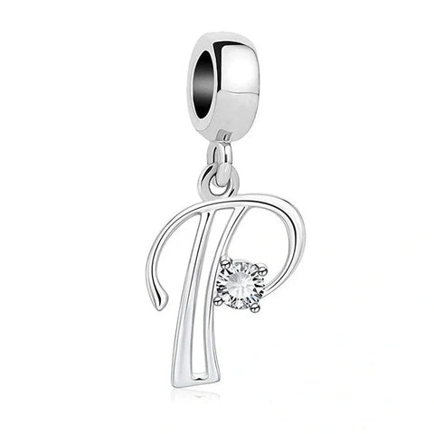 Elegant Crystal Letter A-Z Alphabet Charm