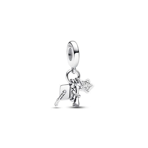 Graduation Triple Dangle Charm - Graduation Triple Dangle Charm