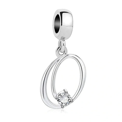 Elegant Crystal Letter A-Z Alphabet Charm - Elegant Crystal Letter A-Z Alphabet Charm