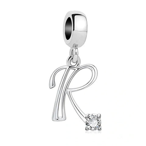 jewlouli letter-az-alphabet-pandora-charm-jewelry fits pandora bracelet