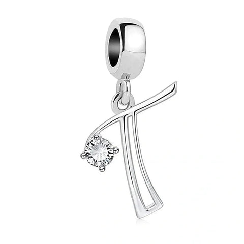 Elegant Crystal Letter A-Z Alphabet Charm