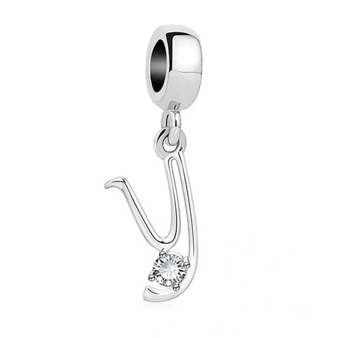 Elegant Crystal Letter A-Z Alphabet Charm - Elegant Crystal Letter A-Z Alphabet Charm