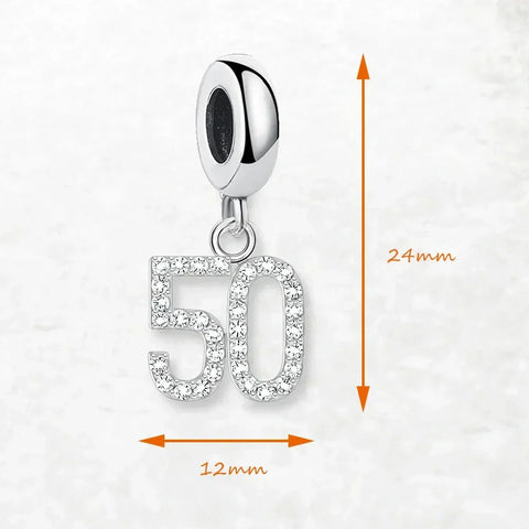 Silver number ''' charm.