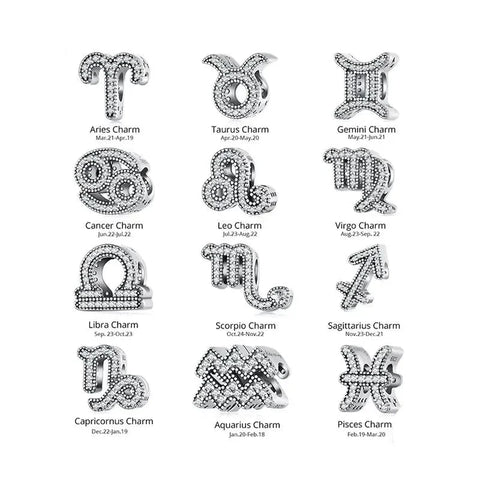 Sparkling Aquarius Charm