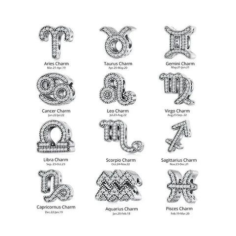 Sparkling Capricorn Charm