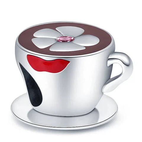  Sterling Silver Coffee Charm