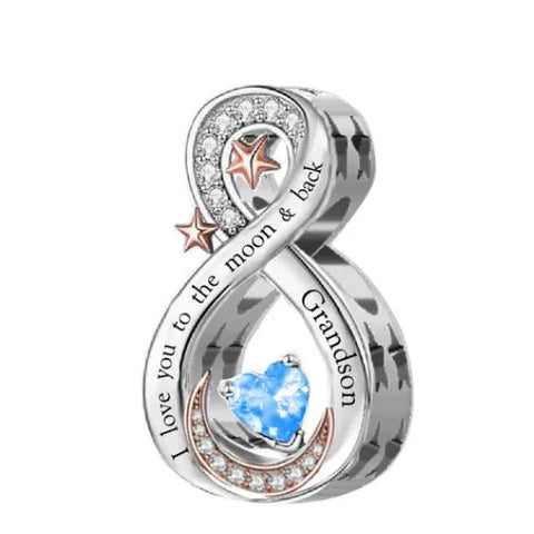 Infinity I love you to the moon & back Grand Niece charm - Infinity I love you to the moon & back Grand Niece charm