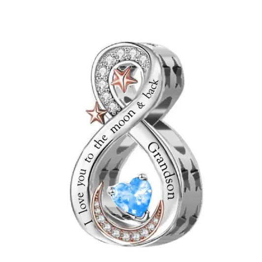 Infinity I love you to the moon & back Grand Niece charm