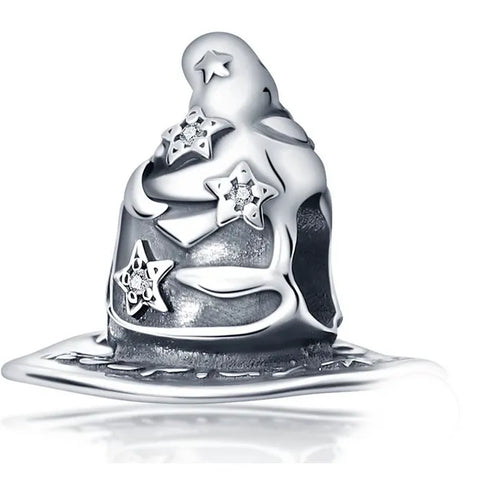 Sterling Silver Magic Hat Charm - Sterling Silver Magic Hat Charm