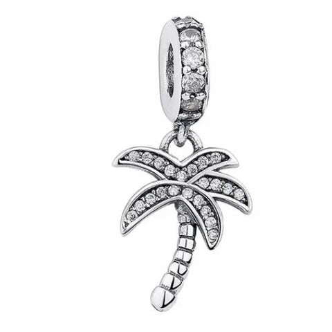 Sterling Silver Palm Tree Charm