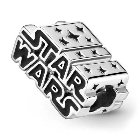  Sterling Silver BOBA FETT Star Wars D Logo Bead Charm