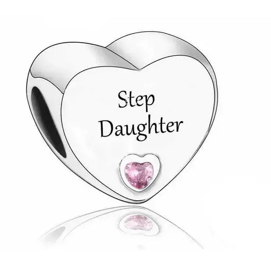  Sterling Silver Step Daughter Charm