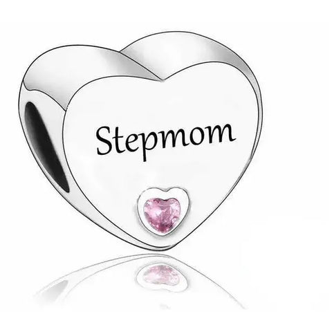 Sterling Silver StepMom Charm - Sterling Silver StepMom Charm