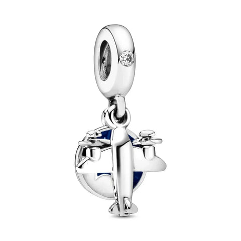 Airplane Silver Charm - Airplane Silver Charm
